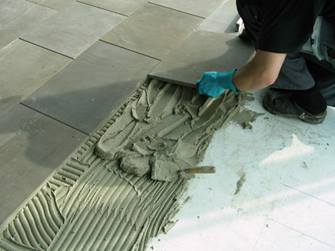 Terrassenplatten verlegen auf Schotter und Splitt jonastone